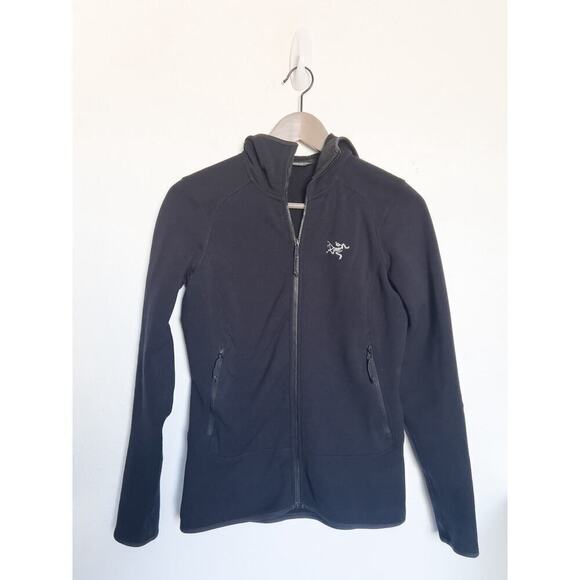 Arc'teryx Jackets & Blazers - Arcteryx Kaynite Full Zip Hoodie Hoody Jacket Fleece Womens Small Black Gorpcore